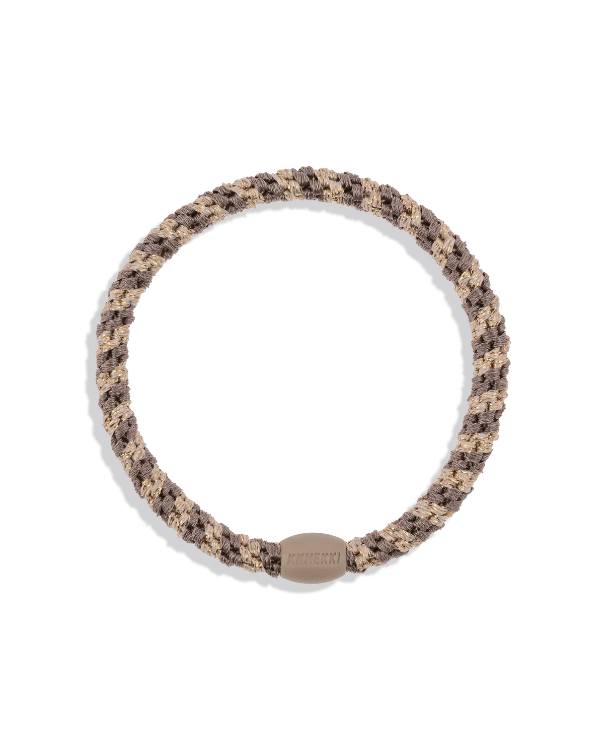 KKNEKKI hárteygja/armband mjó - MOLEBEIGE GLITTER