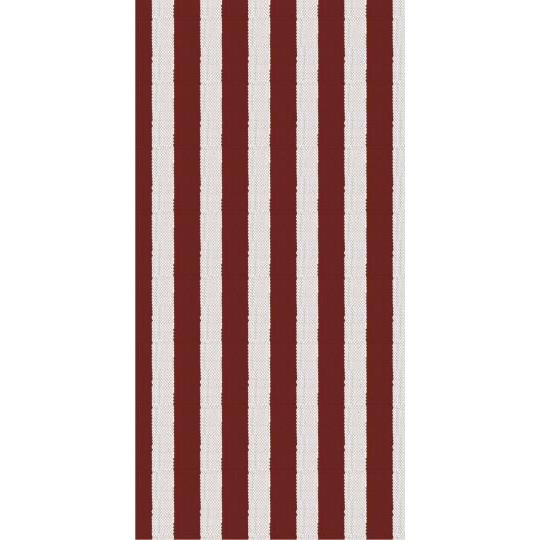 Servéttur rauðar rendur