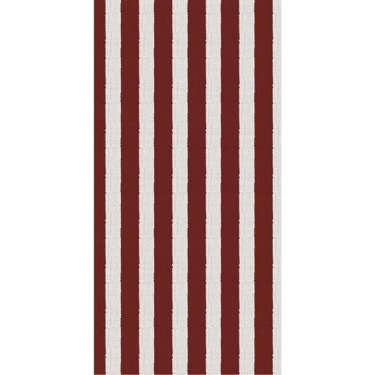 Servéttur rauðar rendur