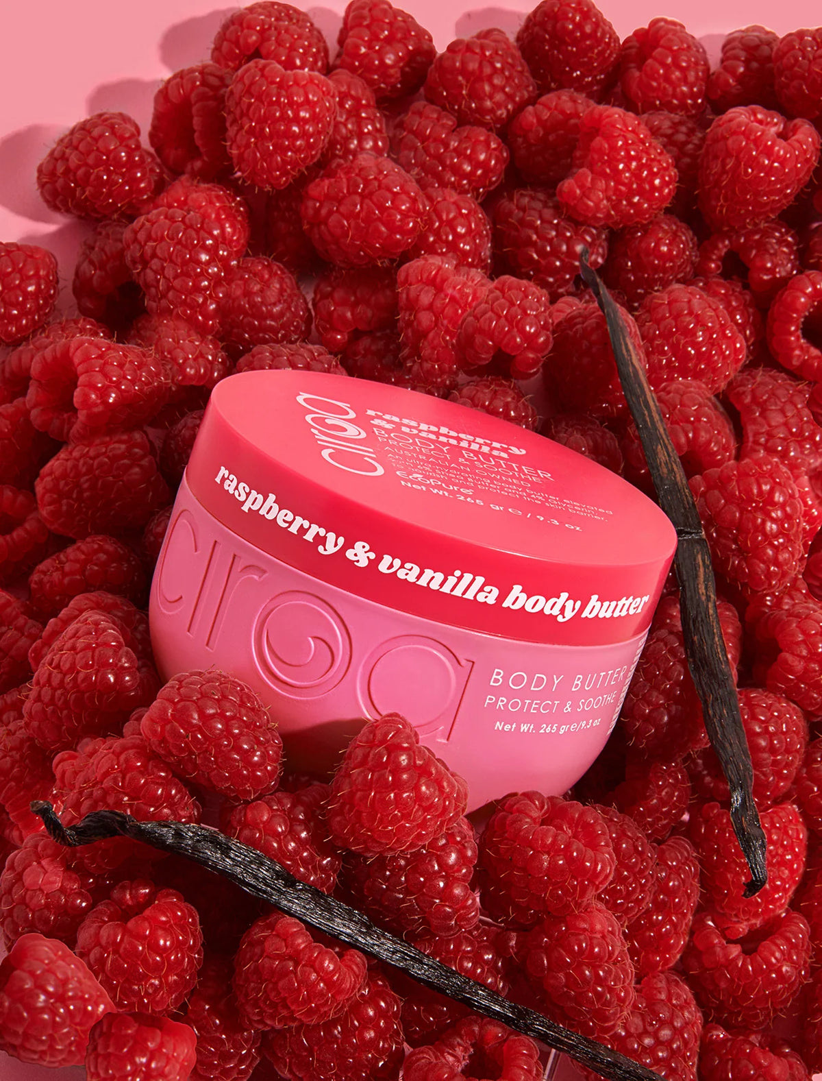 Body Butter | Hindber og Vanilla - Ciroa Beauty