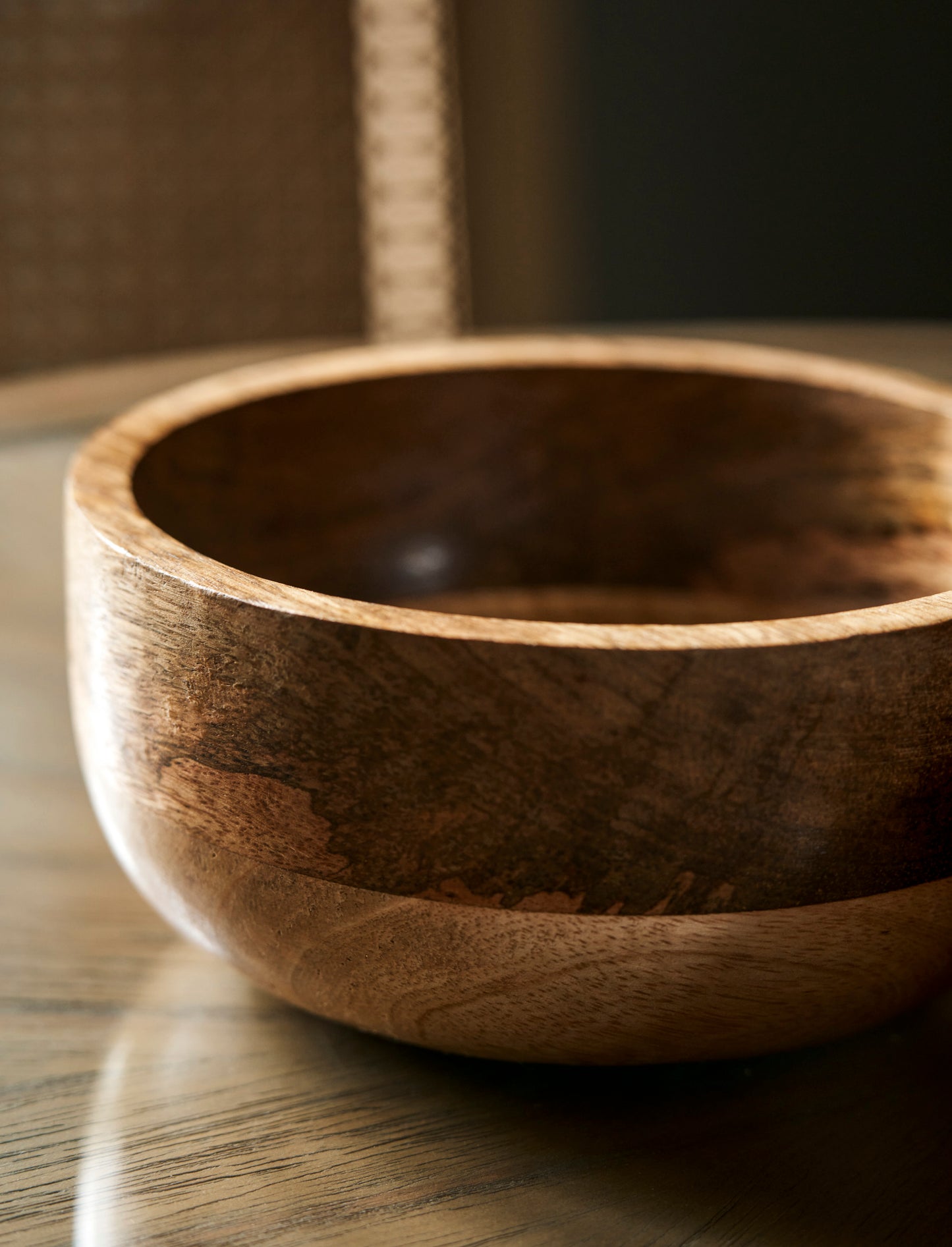 Midford skálar Mango Wood - Sett með þremur skálum