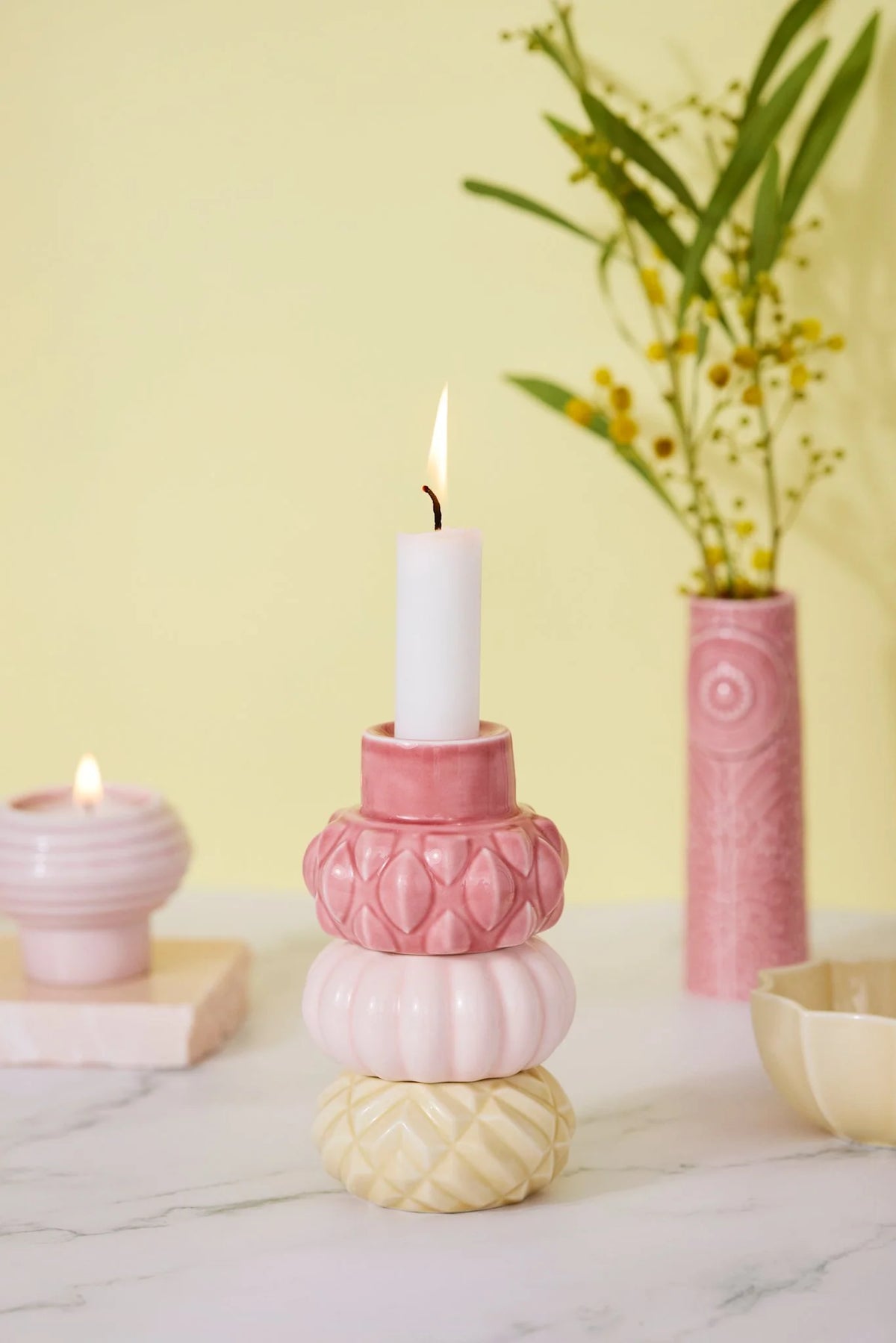 Samsurium candlestack set of 3