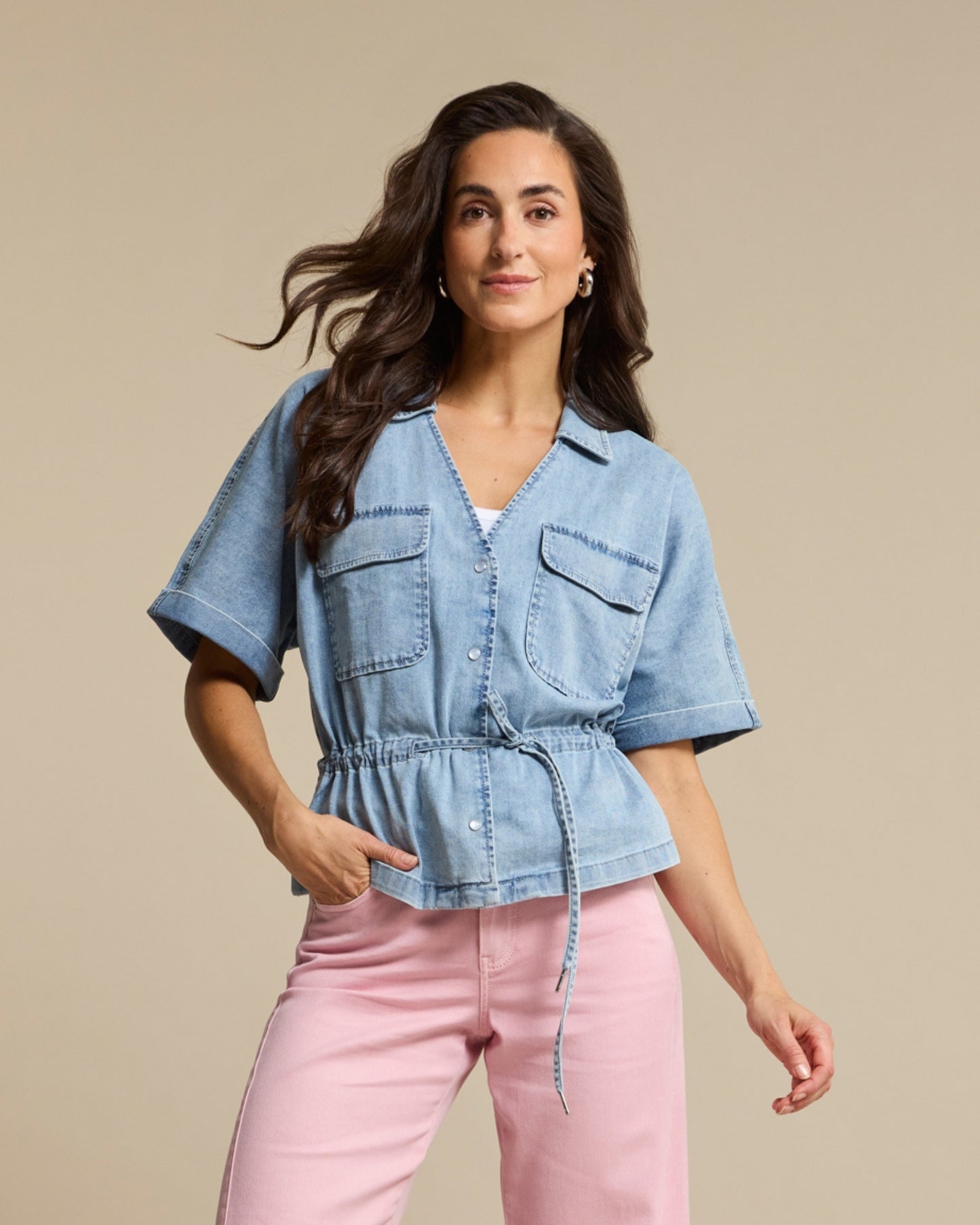 Drew gallaskyrta - Red button