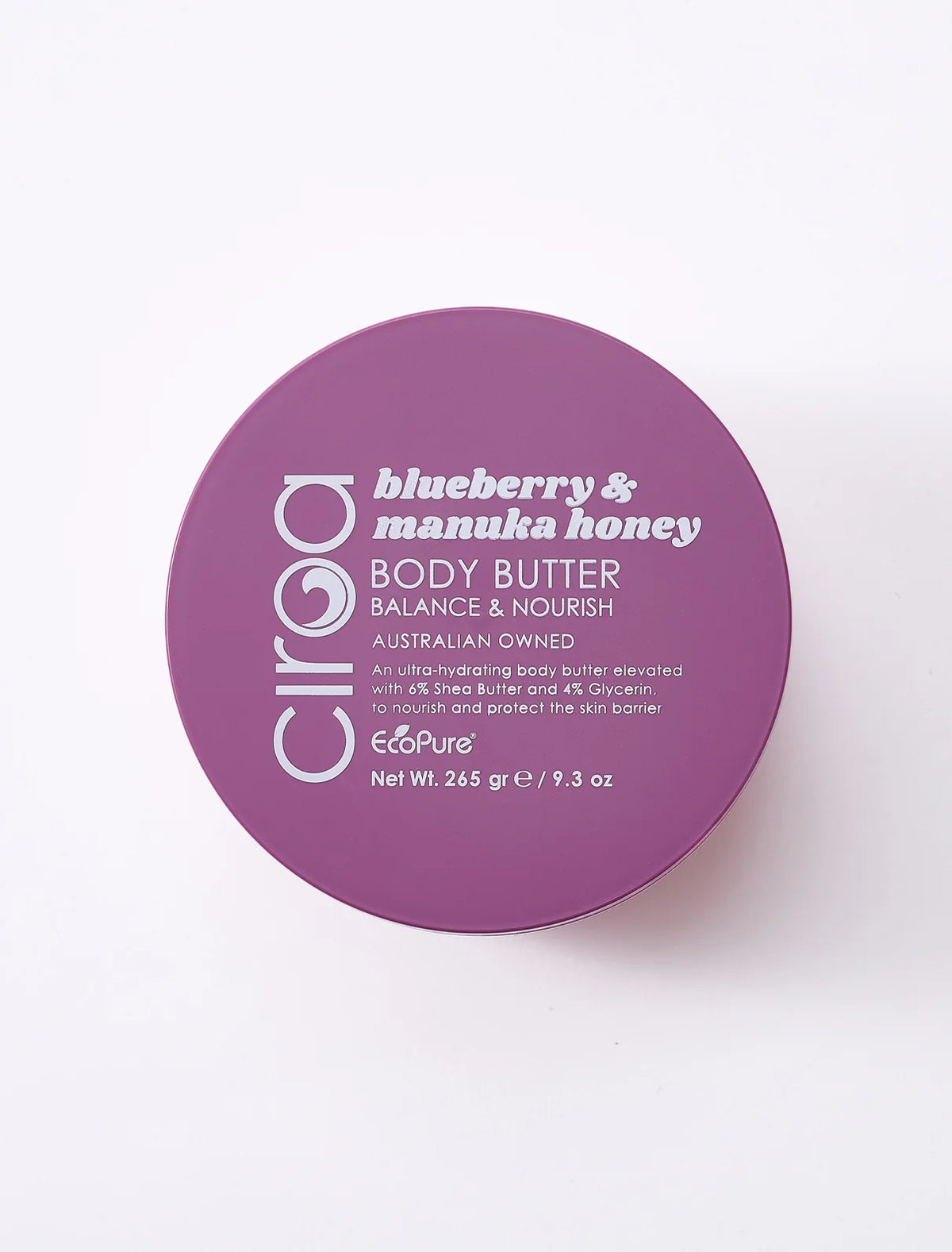 Body butter | Bláber og manuka hunang - Ciroa Beauty