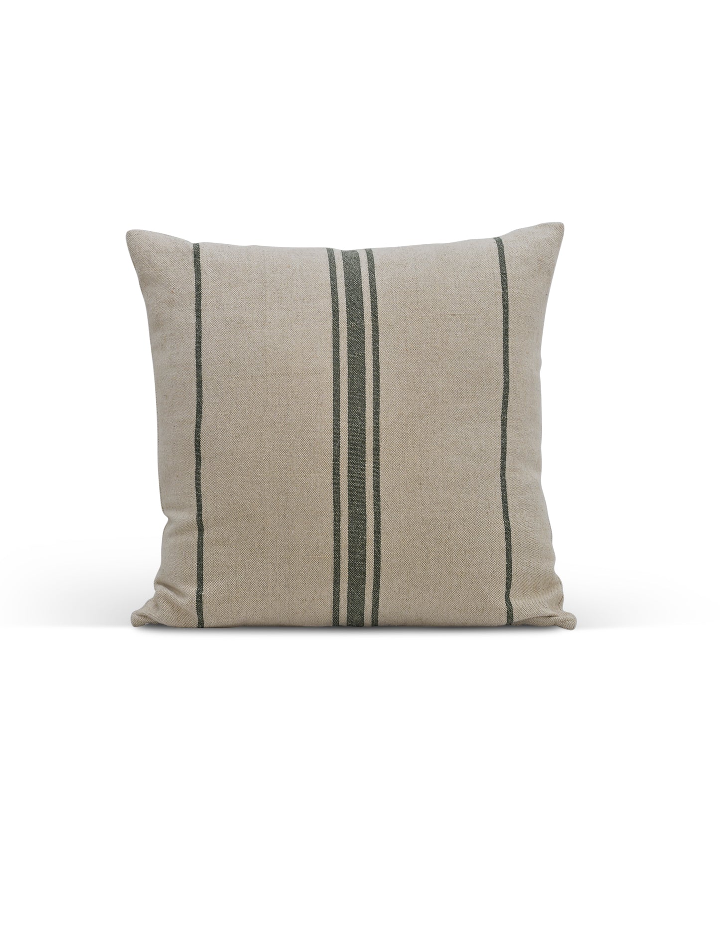 Windrush Stripe púði 60x60cm með fyllingu - Forest green