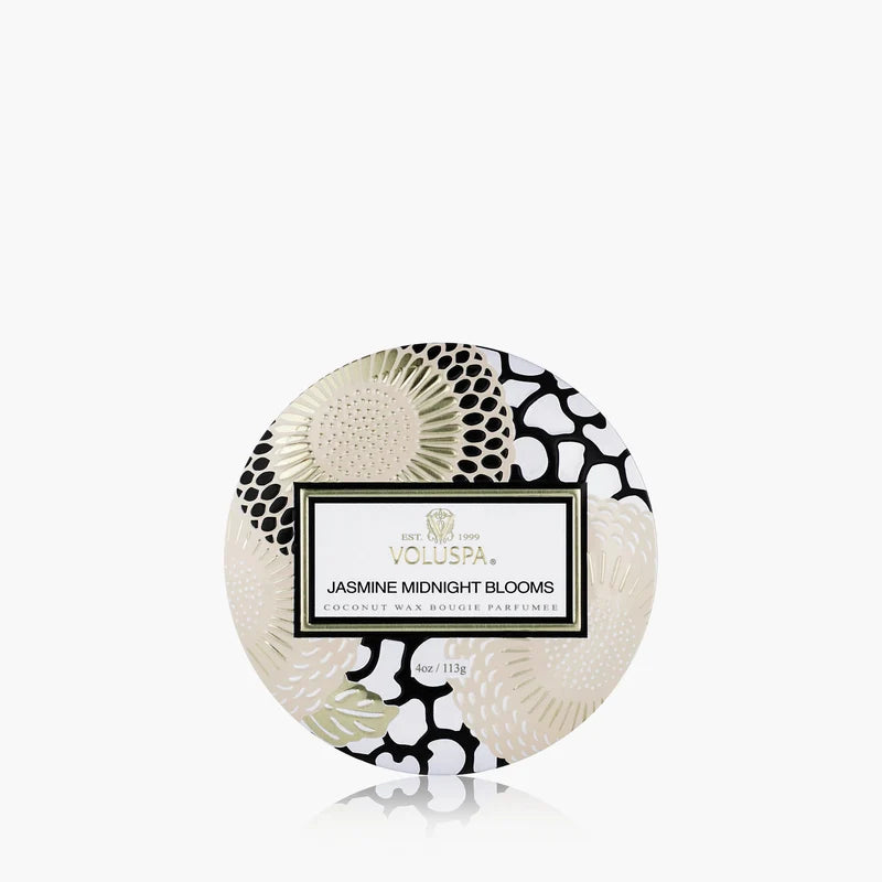 Jasmine Midnight Bloom mini tin ilmkerti - Voluspa