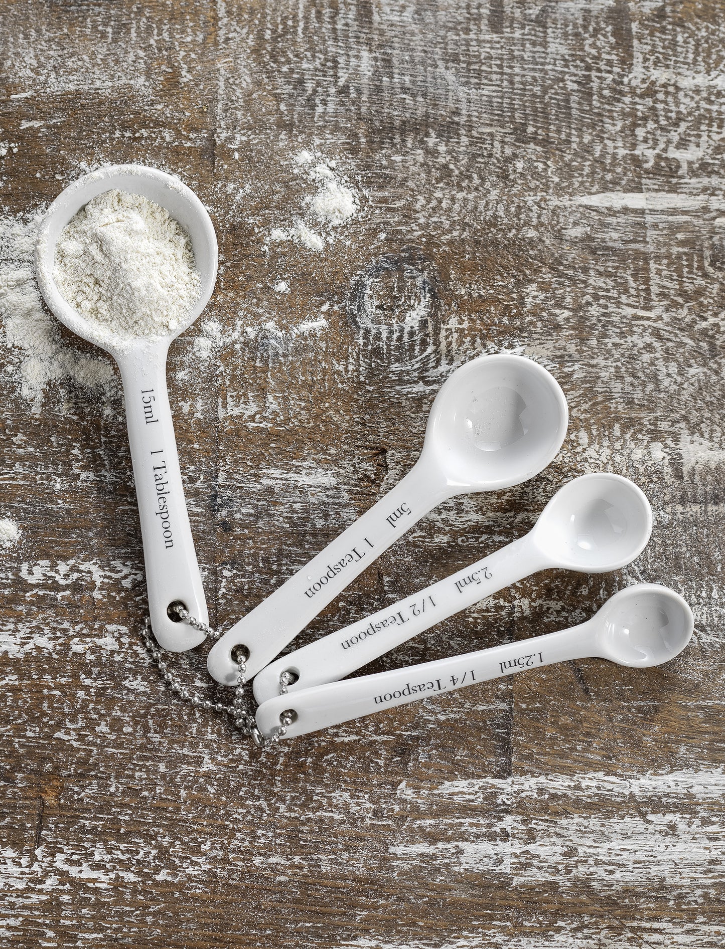 Mæliskeiðar porcelain