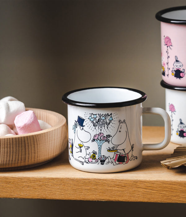 Moomin enamel bolli 3,7 DL - Date Night