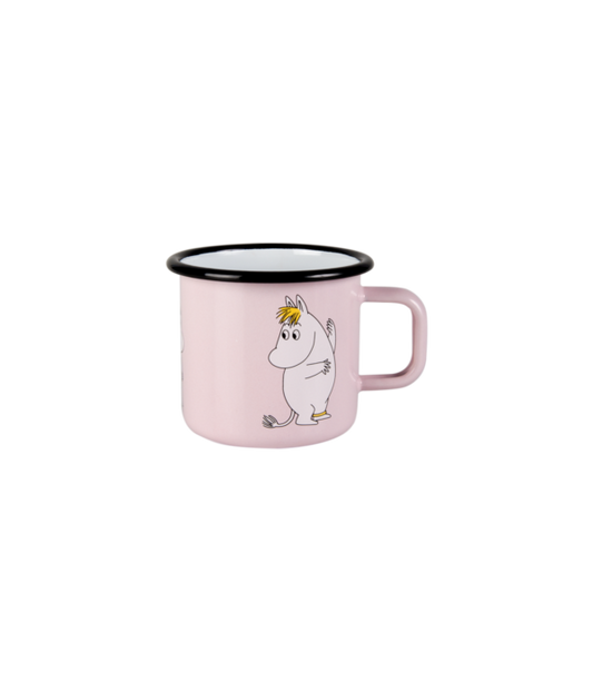 Moomin enamel bolli 2,5 DL - Snorkmaiden bleikur
