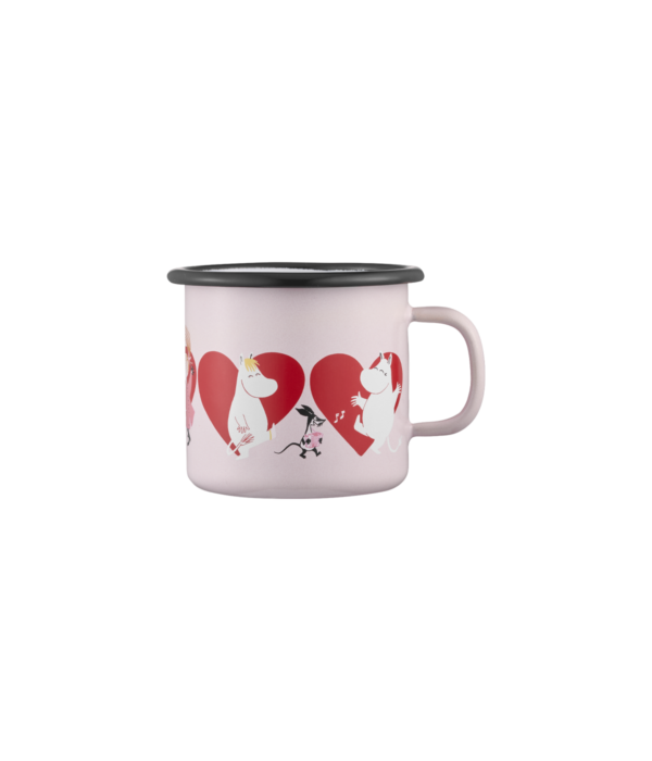 Moomin enamel bolli 2,5 DL- Heart