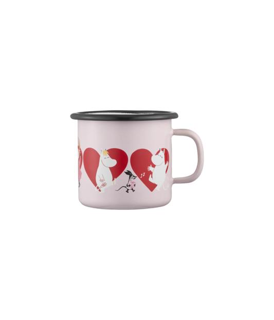 Moomin enamel bolli 2,5 DL- Heart