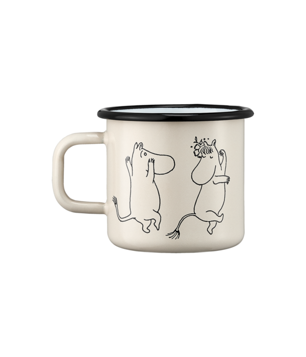 Moomin enamel bolli 3,7 DL - 80 ára afmælisútgáfa