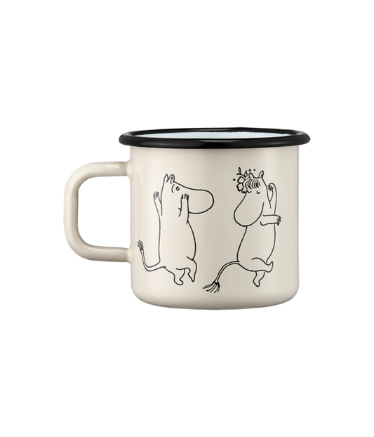 Moomin enamel bolli 3,7 DL - 80 ára afmælisútgáfa