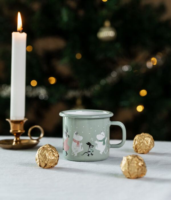 Moomin enamel bolli 2,5 DL - Festive spirits