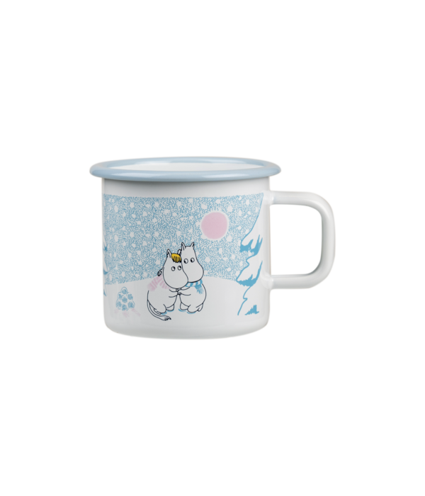 Moomin enamel bolli 3,7 DL - Let it snow