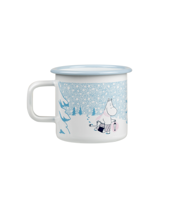 Moomin enamel bolli 3,7 DL - Let it snow