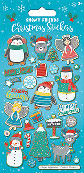 Límmiðar Sparkle – Snowy Friends