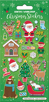 Límmiðar Sparkle – Santa’s Workshop