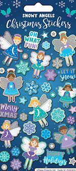 Límmiðar Sparkle – Snowy Angels