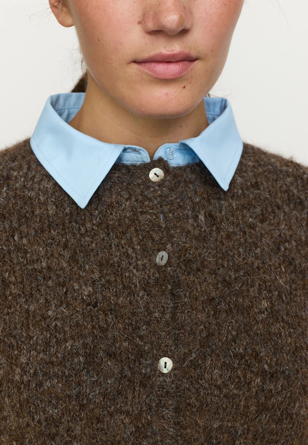 Camilla hneppt peysa - Soft Rebels