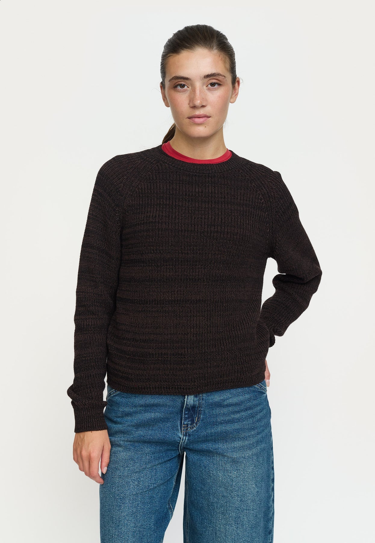 Rosetta peysa brún - Soft Rebels