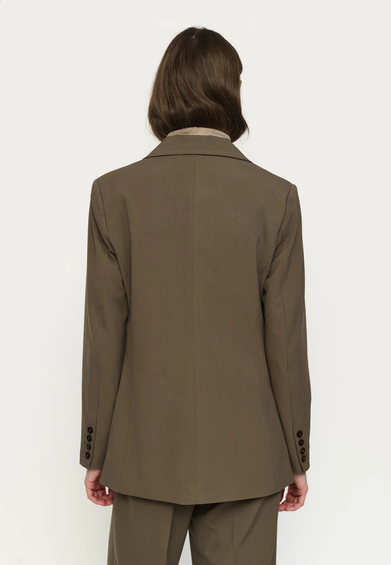 Vilja blazer brúnn - Soft Rebels
