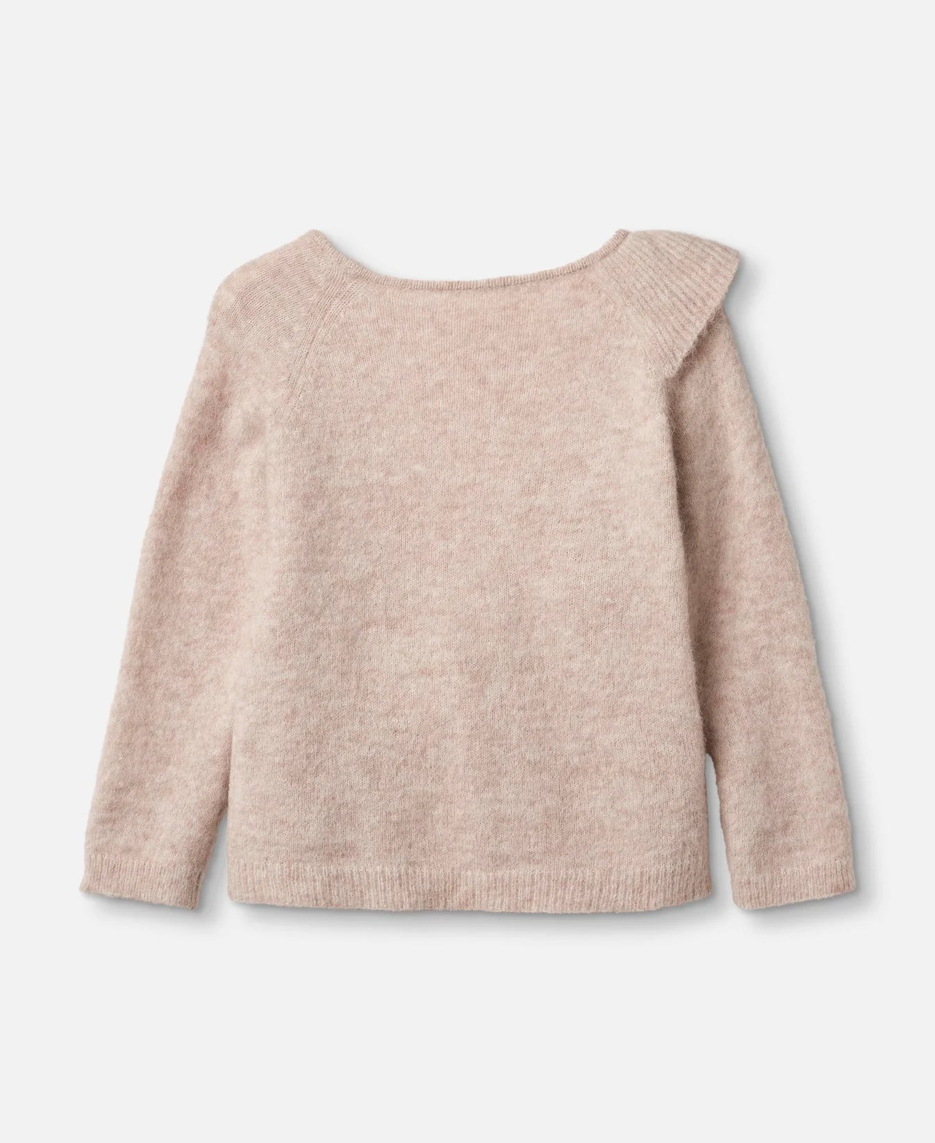 Ruffle cardigan peysa - peach lit