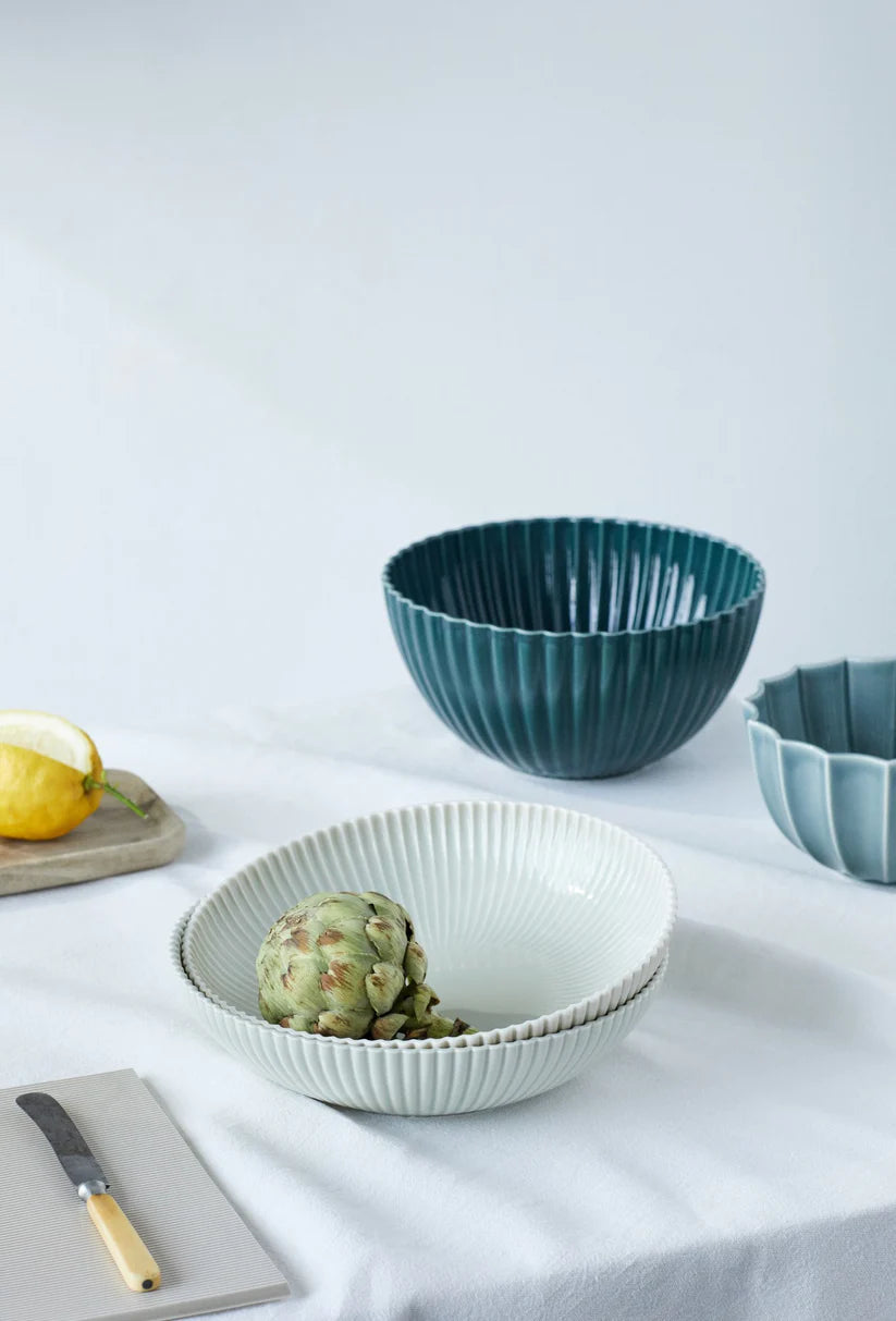 Samsurium serving bowl grey