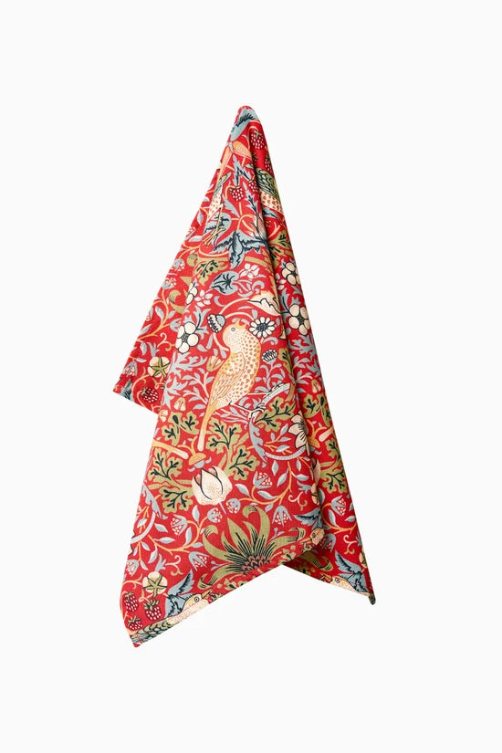 Viskustykki strawberry Thief - William Morris