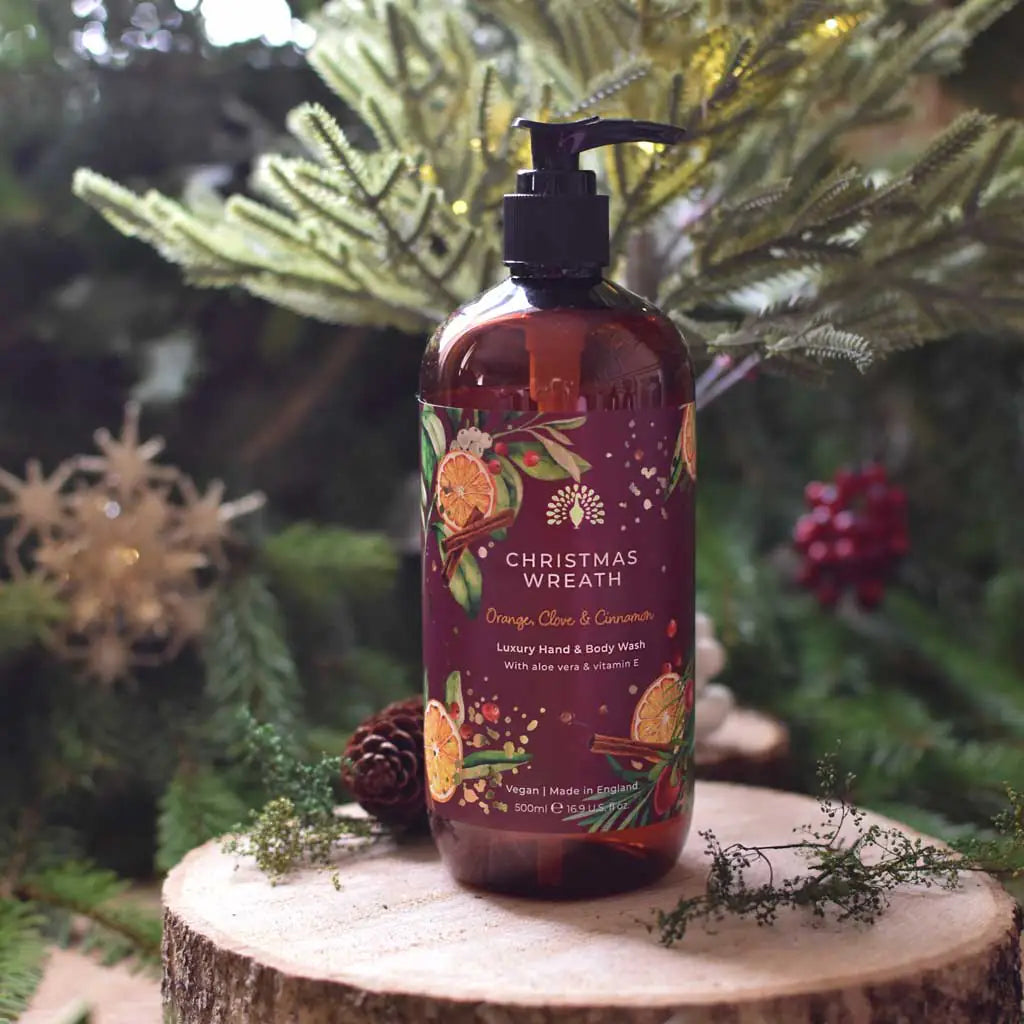 Christmas Tidings Christmas Wreath Hand and Body Wash
