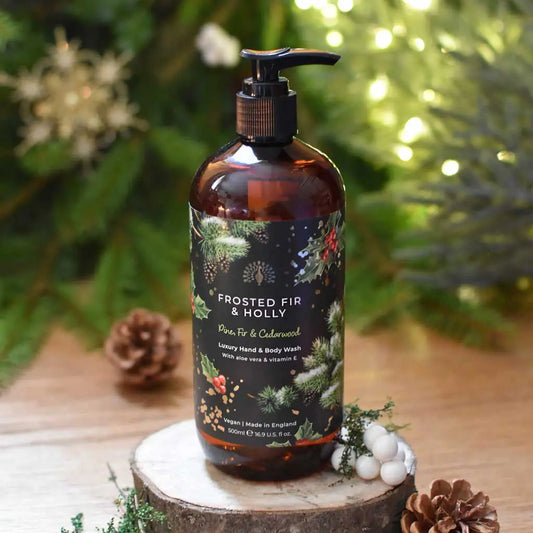 Christmas Tidings Frosted Fir and Holly Hand and Body Wash
