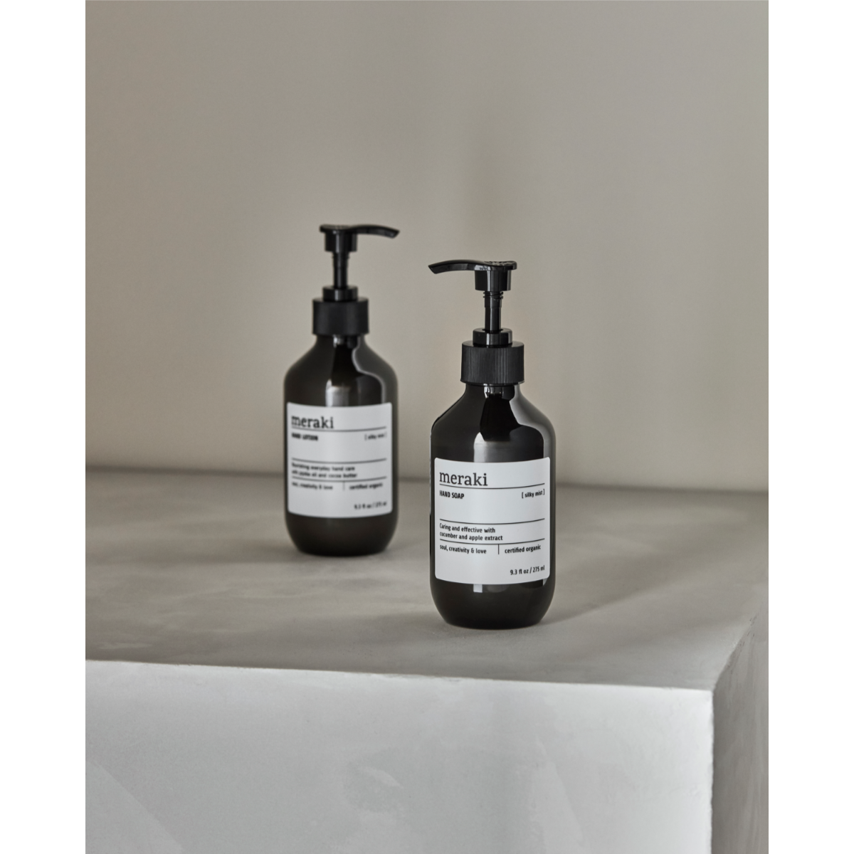 Gjafasett – Silky Mist, handsápa & handáburður