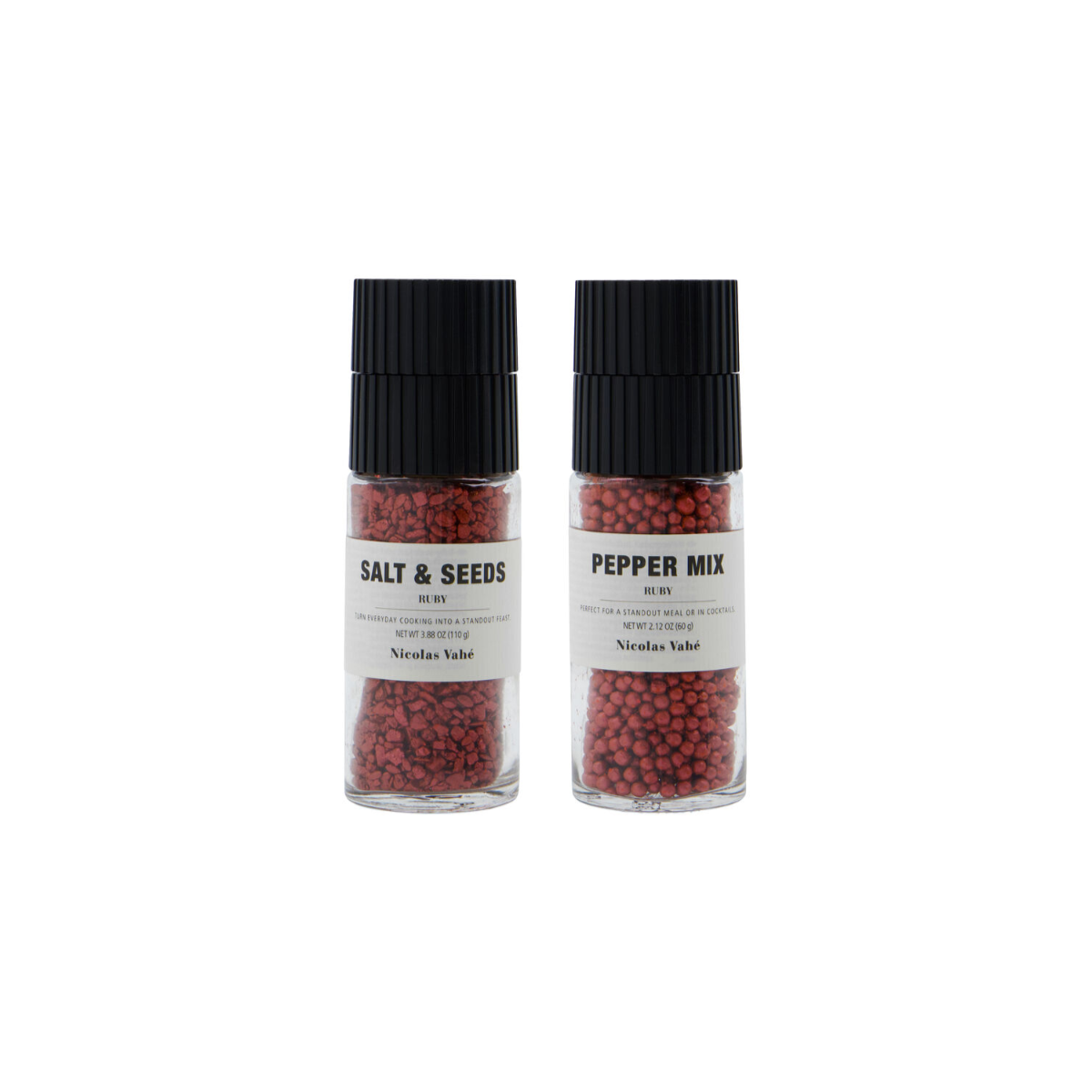 Gjafasett – Ruby salt & seeds + pepper mix