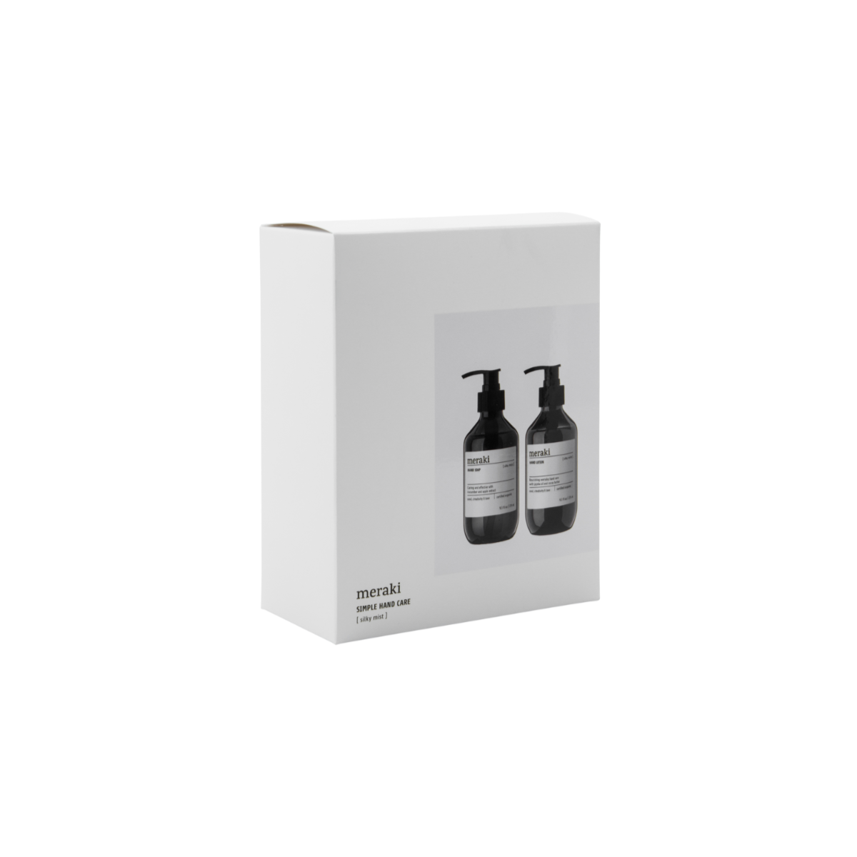 Gjafasett – Silky Mist, handsápa & handáburður