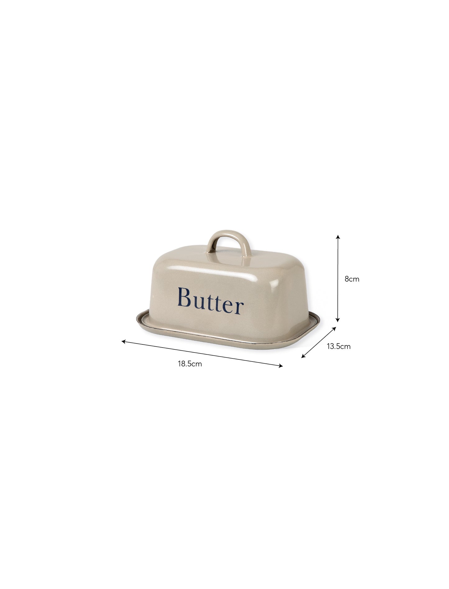 Enamel smjörbox