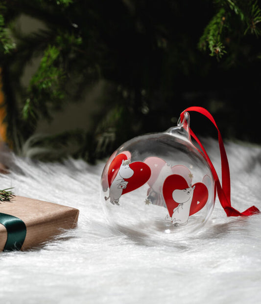 Jólakúla 9cm - Heart