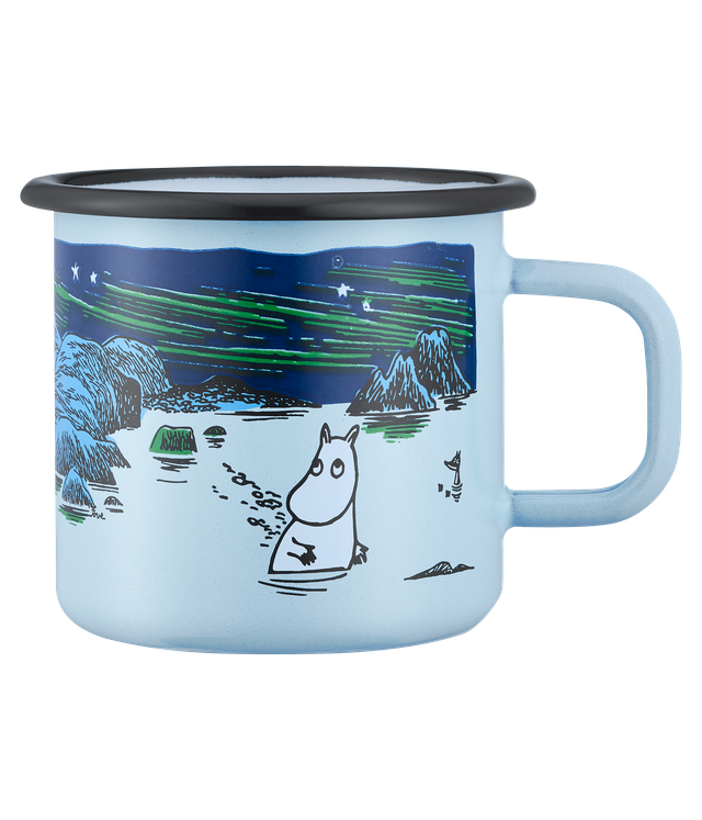 Moomin enamel bolli 3,7 DL - Lagoon
