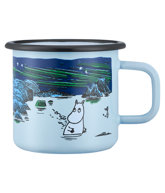 Moomin enamel bolli 3,7 DL - Lagoon