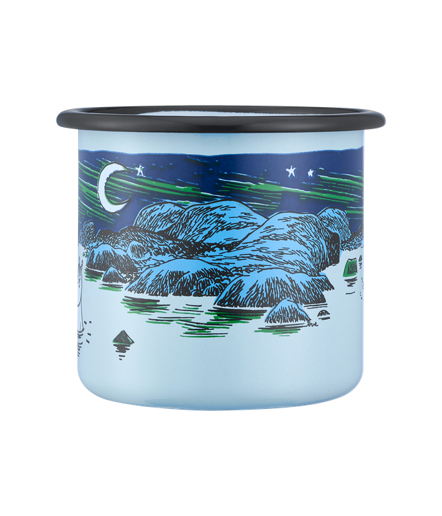 Moomin enamel bolli 3,7 DL - Lagoon