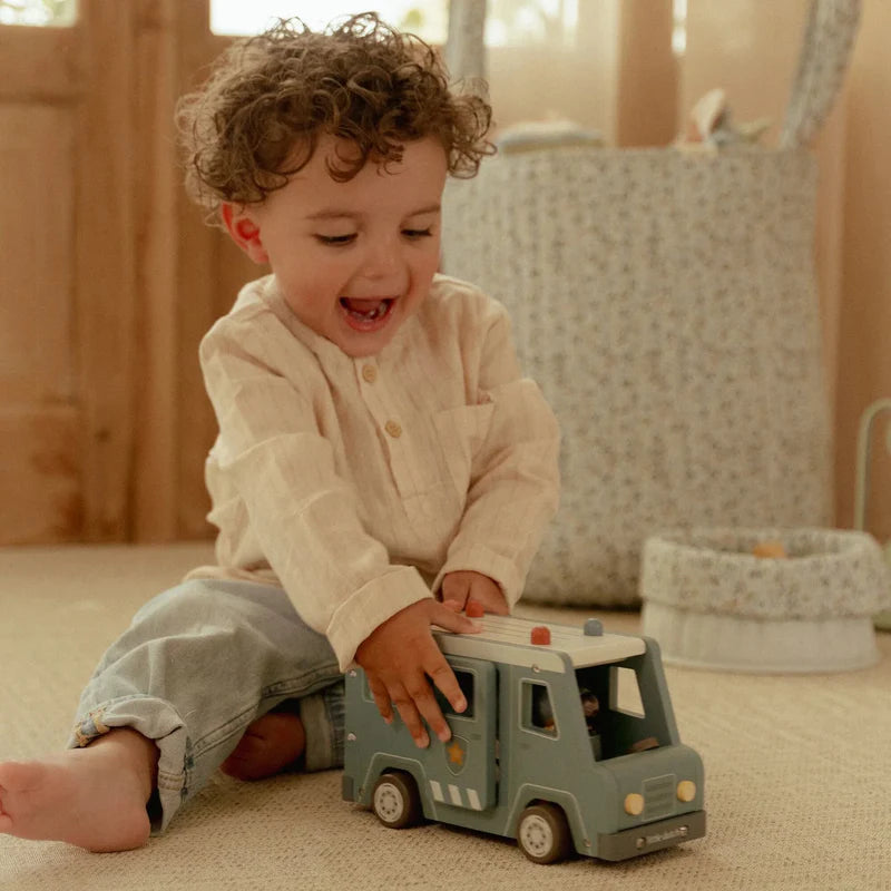 Lögreglubíll viðar - Little Dutch