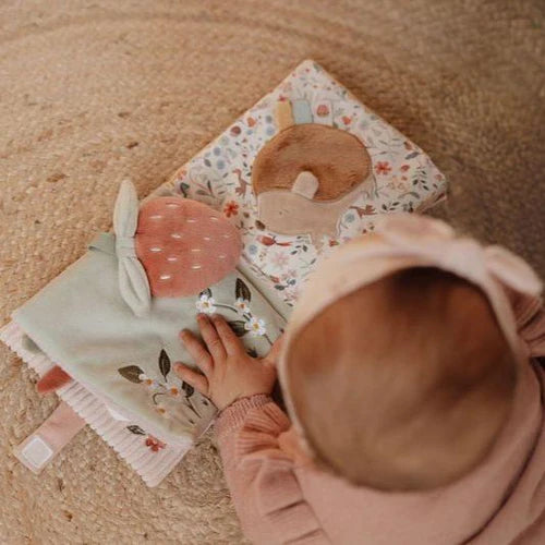 Mjúk bók bleik - Little Dutch