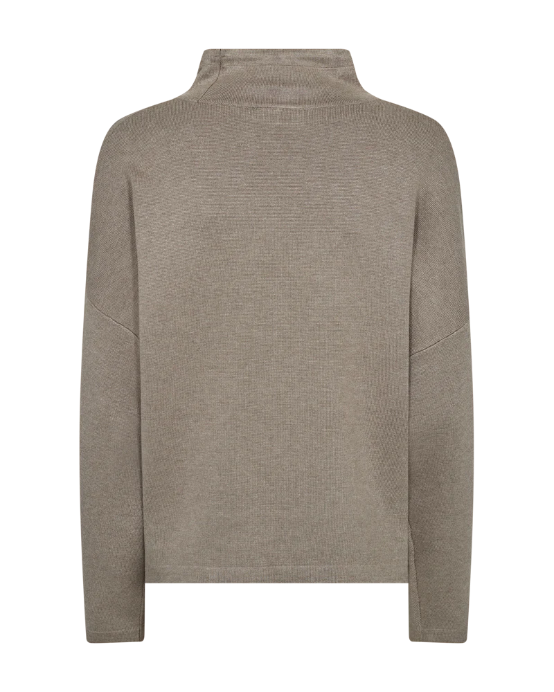 Kósý peysa brún - Freequent