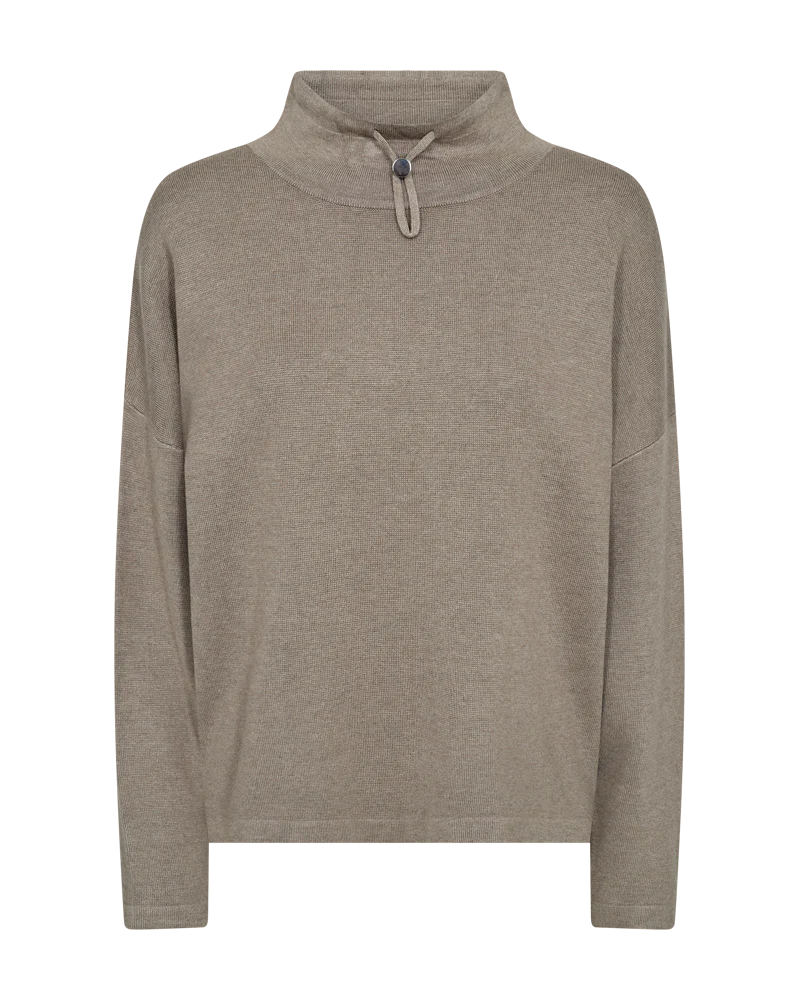 Kósý peysa brún - Freequent