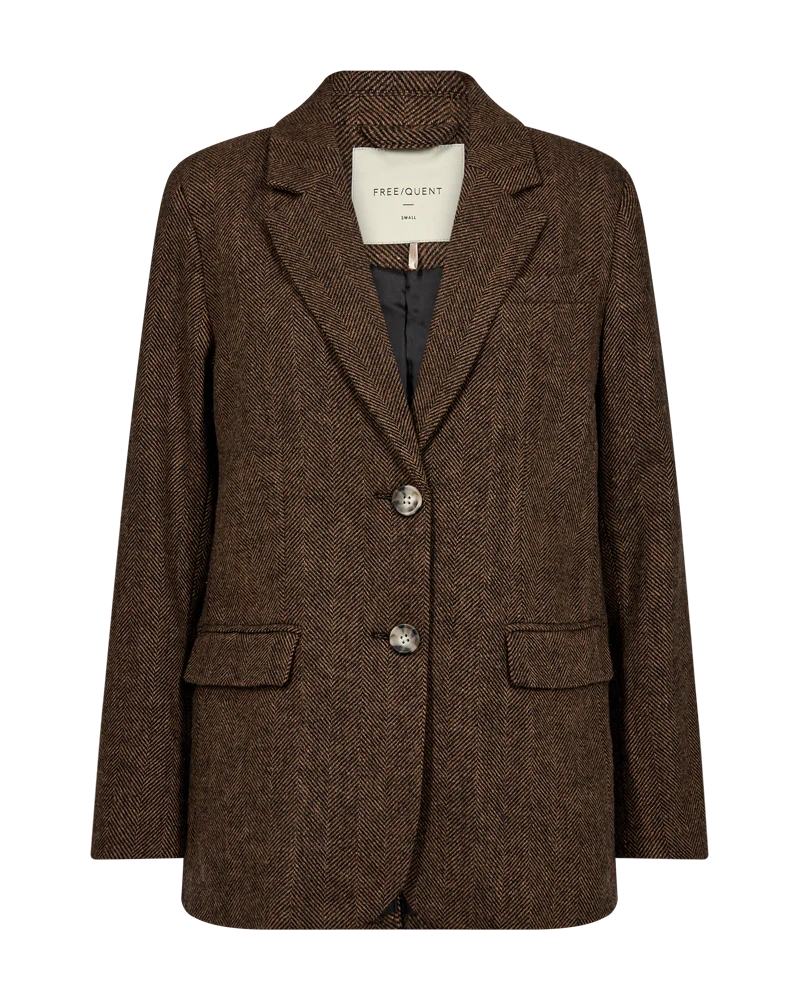 Zango blazer brúnn - Freequent