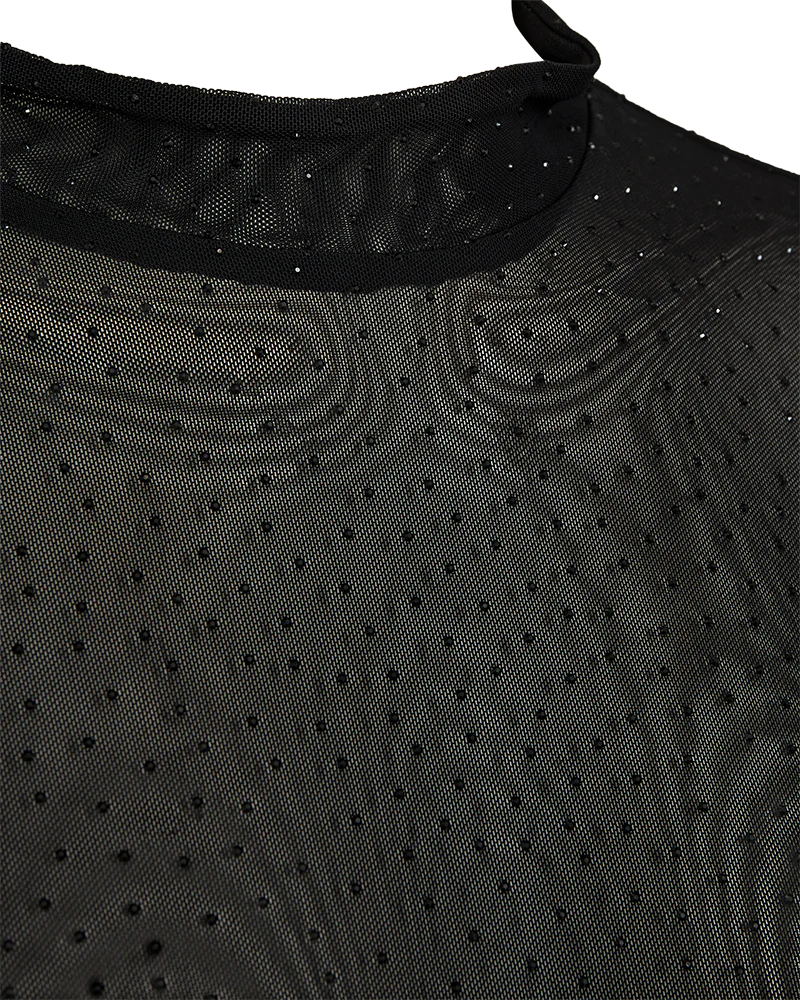 Iska mesh toppur svartur - Freequent