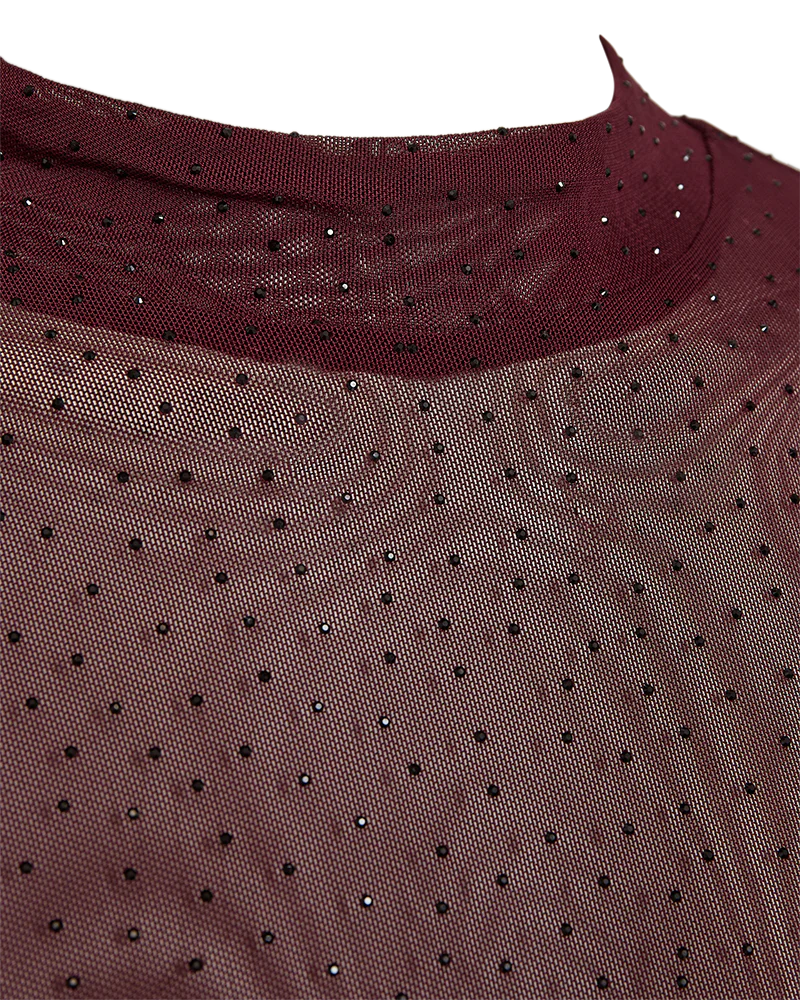 Iska mesh toppur royal rauður - Freequent