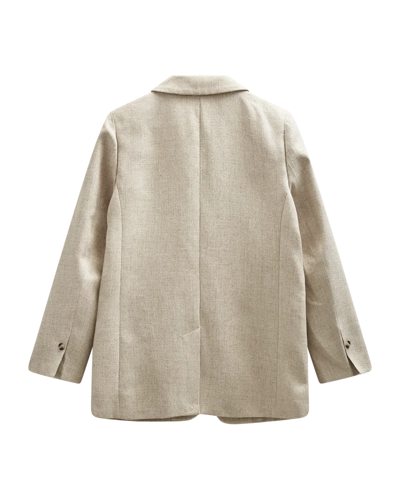 Lidya blazer beige melange - Freequent