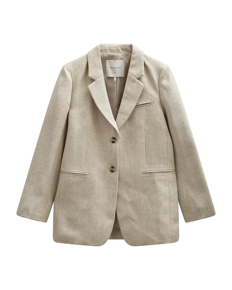 Lidya blazer beige melange - Freequent