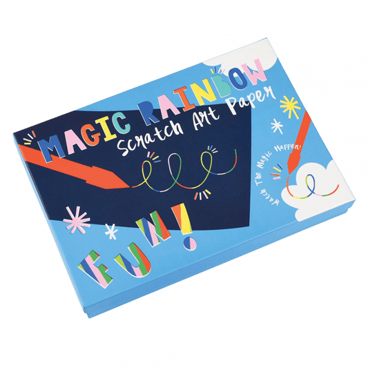 Regnboga skafipappír