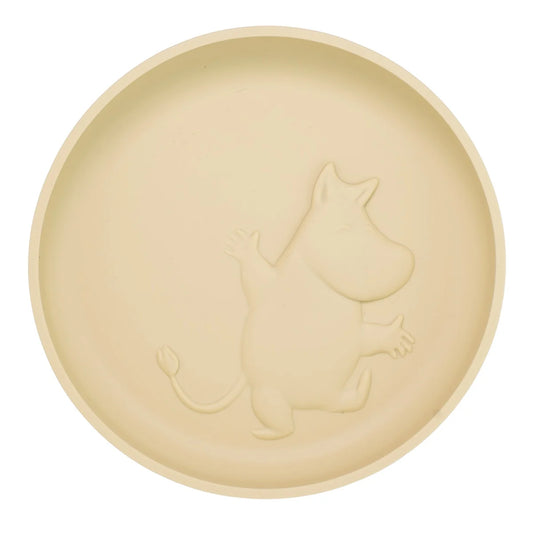 Moomin diskur latte beige, silicon 18,5 cm